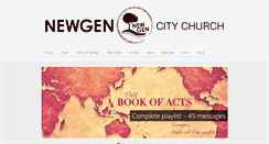 Desktop Screenshot of newgencitychurch.org