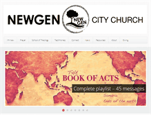 Tablet Screenshot of newgencitychurch.org